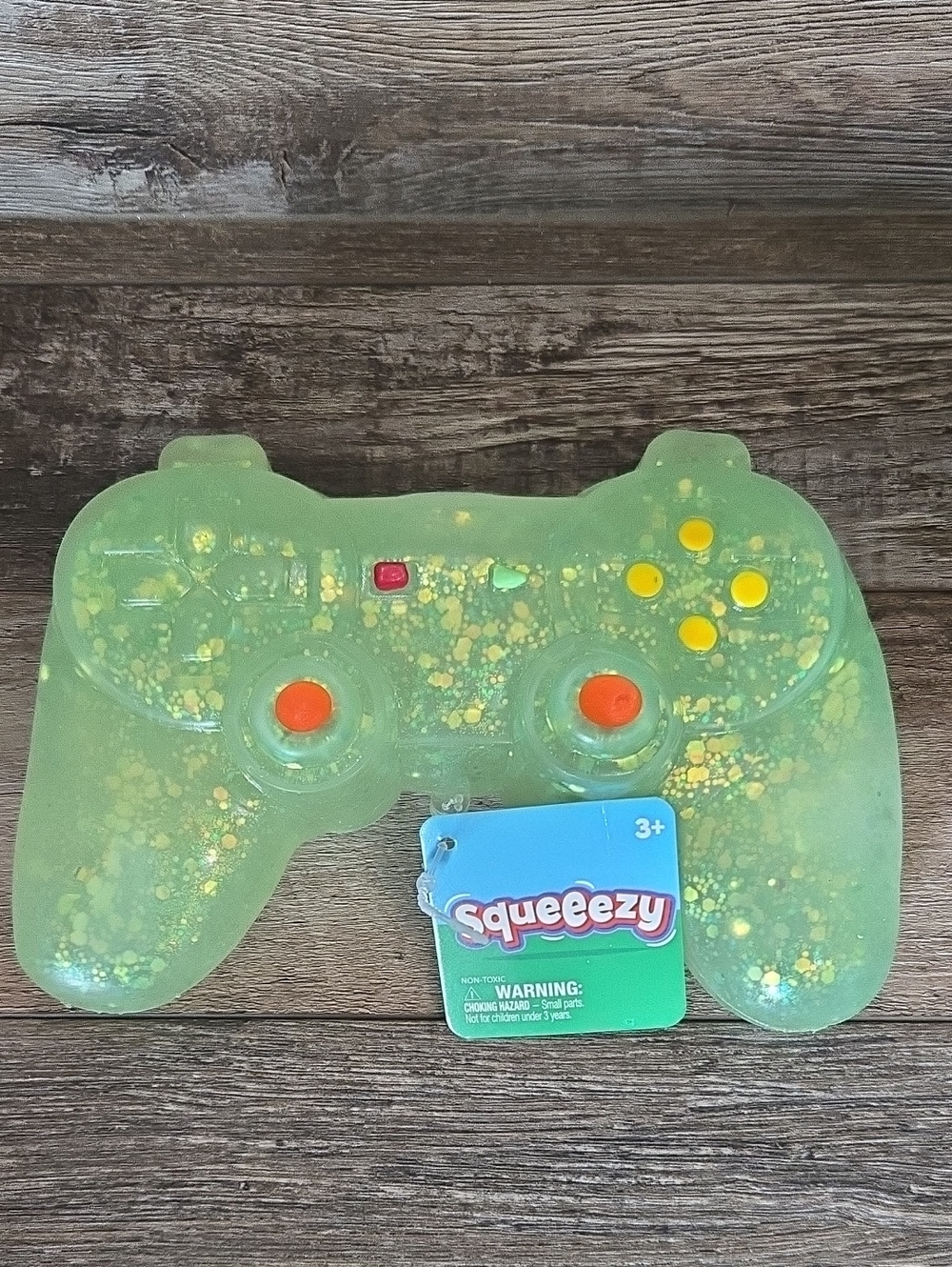 New Squeeezy Green Game Controller Stress Toy